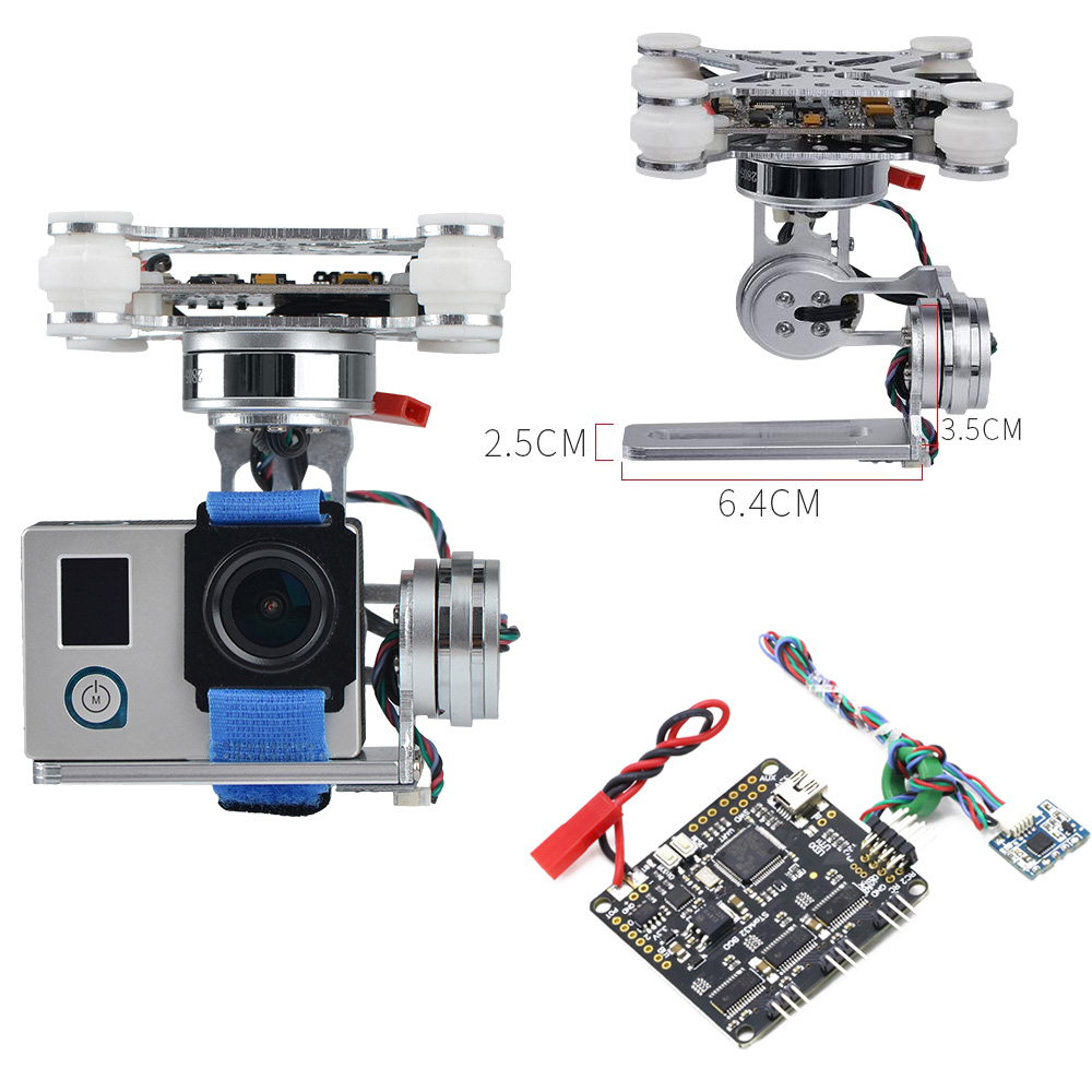 Drone Gimbal Mount - RCTOSKY 3-As Borstelloze Gimbal Camera Mount