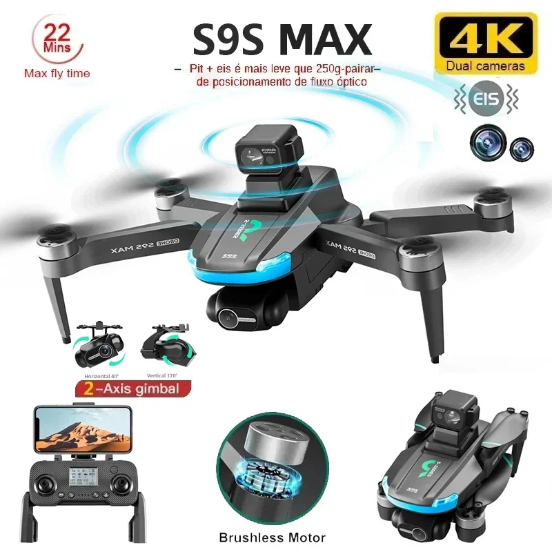 Drone Gimbal Brushless - NIEUWE S9S MAX MINI Drone 4K