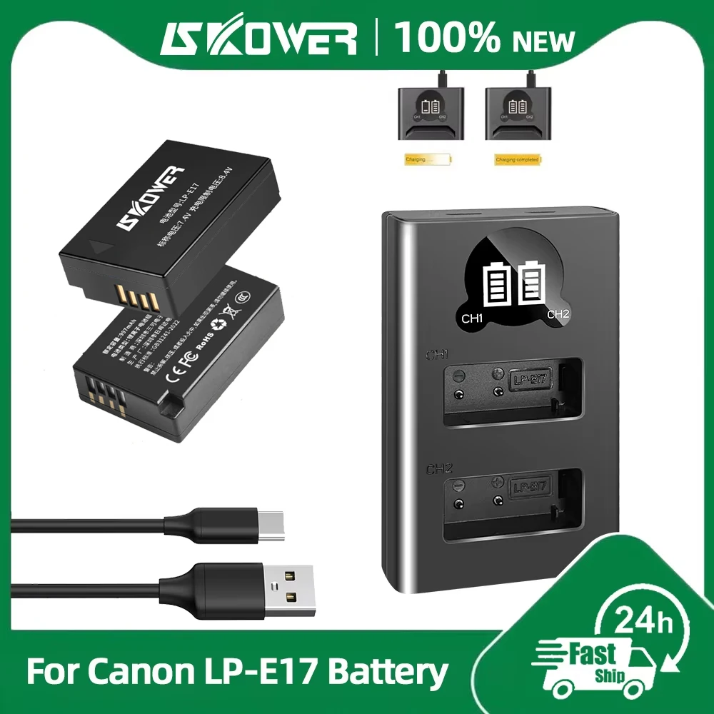 Canon Camera Eos R8 - LP-E17 Batterij voor Canon camera's EOS