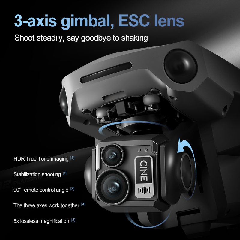 8K 3-assige Gimbal Brushless 7 - Drone Gimbal Brushless recensie en prijs