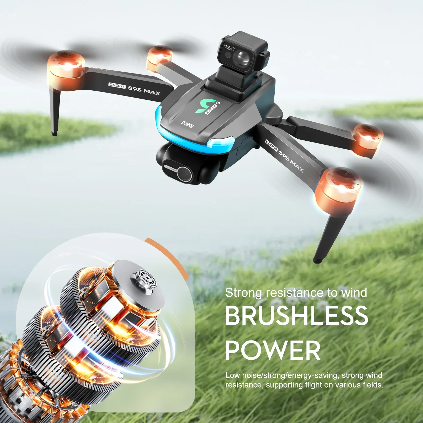 NIEUWE S9S MAX MINI Drone 4K 2 - Drone Gimbal Brushless recensie en prijs