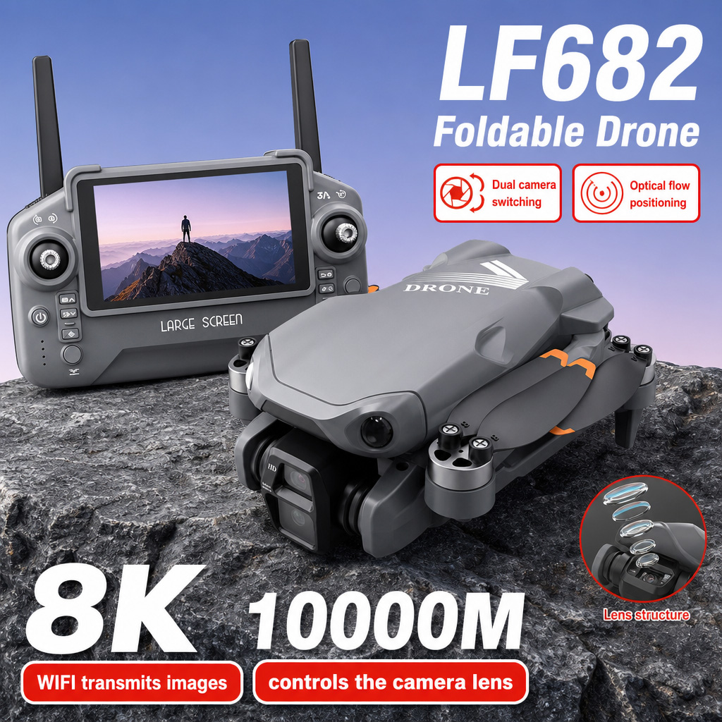 Luchtfoto LF682 Drone 8K HD Du - Drone Gimbal 2 Axis recensie en prijs
